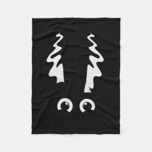 Bride Of Frankenstein Cute Monster Halloween Costu Fleece Blanket