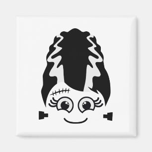 Bride Of Frankenstein Cute Monster Halloween Costu Magnet