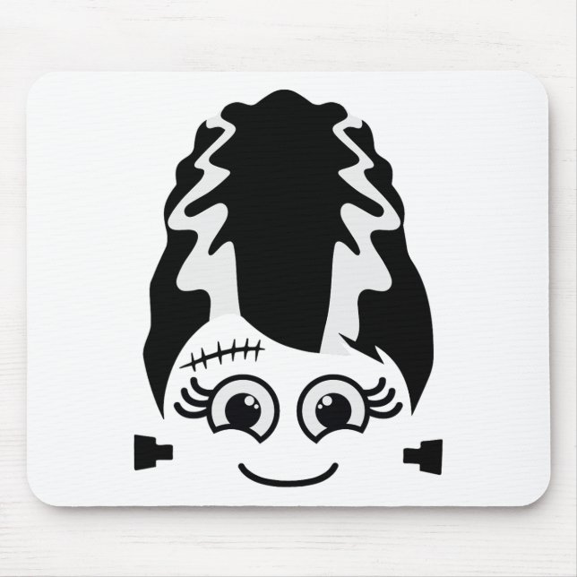 Bride Of Frankenstein Cute Monster Halloween Costu Mouse Pad (Front)