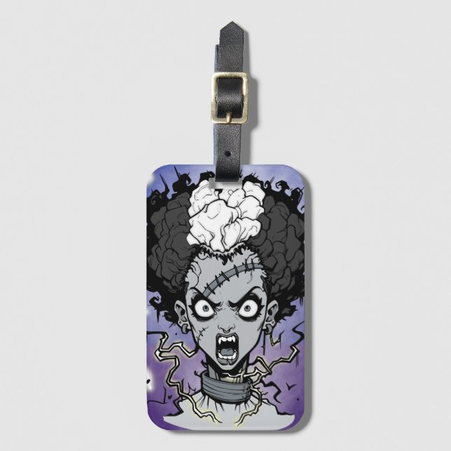 Bride of Frankenstein  Luggage Tag (Front Vertical)