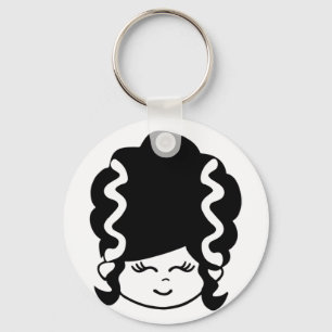 Bride Of Frankenstein Monster Halloween Costume 3  Key Ring