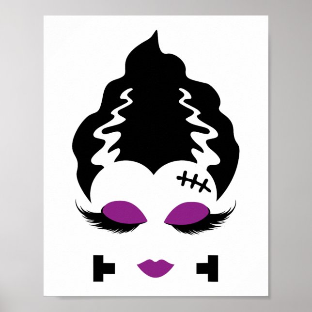 Bride Of Frankenstein Monster Halloween Costume 4  Poster (Front)