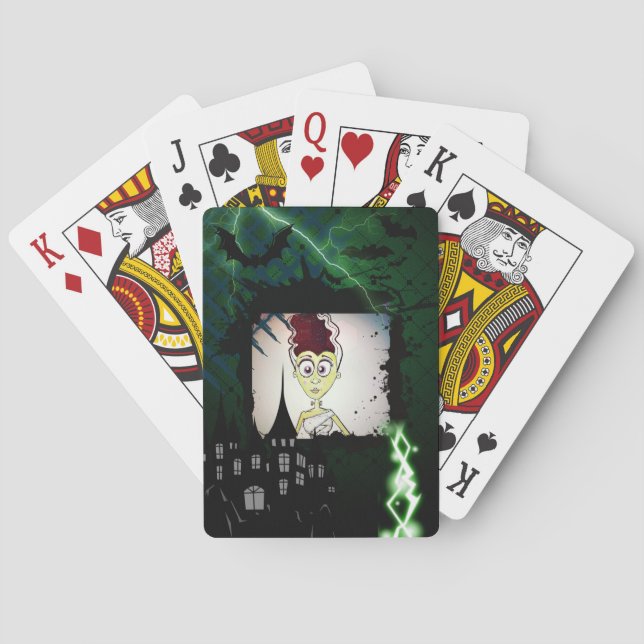 Bride of Frankenstein Playing Cards (Back)