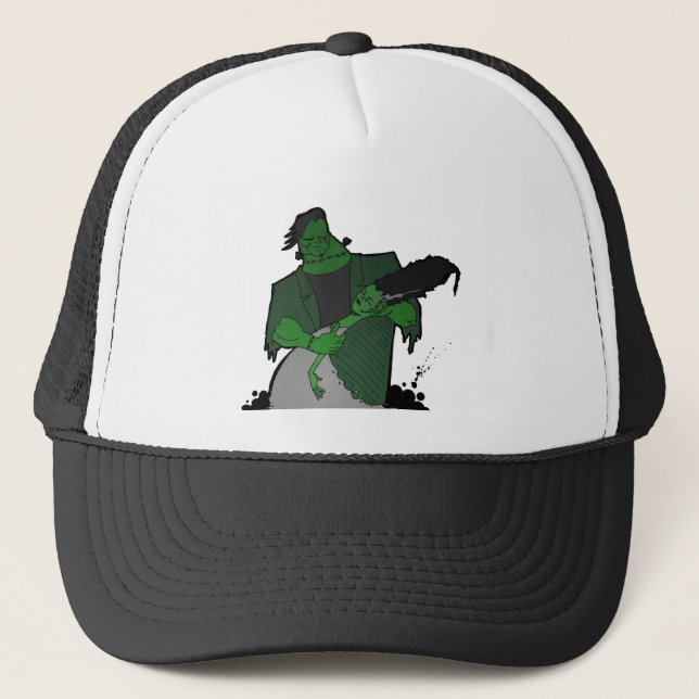 Bride of Frankenstein Trucker Hat (Front)