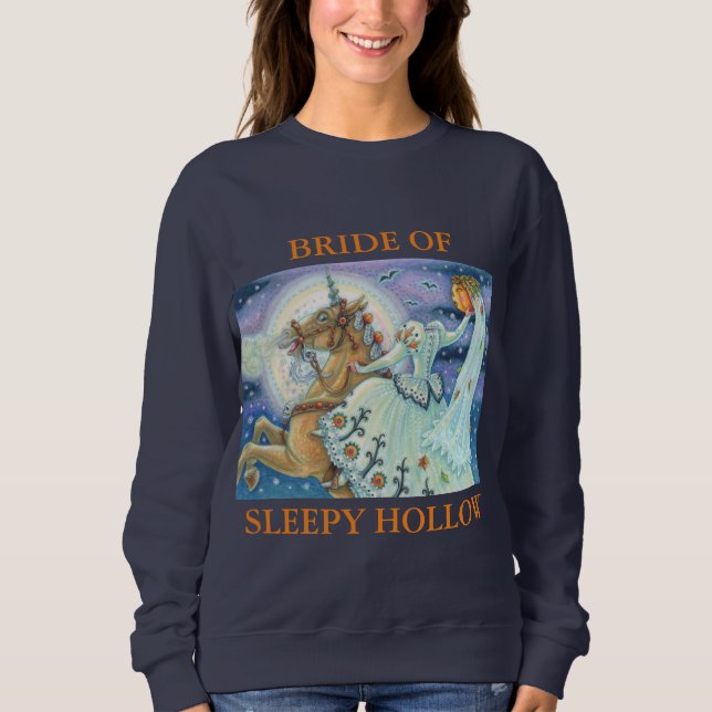 BRIDE OF SLEEPY HOLLOW, HALLOWEEN SWEATSHIRT Navy (Front)