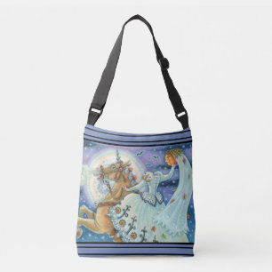 BRIDE OF SLEEPY HOLLOW, HORSE CROSS BODY TOTE BAG