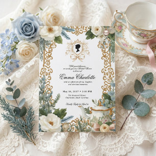 Bride of the Season Winter Christmas Bridal Shower Invitation