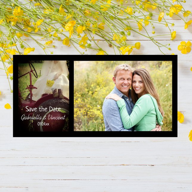 Bride on Red Tractor Country Wedding Save the Date (Creator Uploaded)