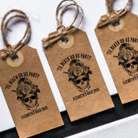 Bride or Die Bachelorette Party Custom Goth Skull