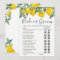 Bride or Groom game fully Lemons editable card