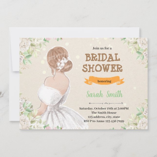 Bride party invitation (Front)