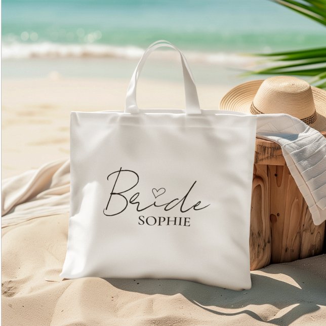 Bride Personalised Bachelorette | Custom Name Tote Bag (Creator Uploaded)