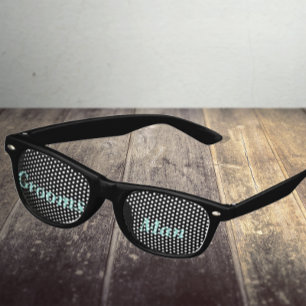 BRIDE Reception Bridal Wedding Party Groomsman Retro Sunglasses