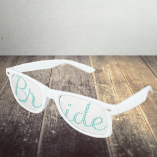 BRIDE Reception Shower Bridal Wedding Party Bride Retro Sunglasses