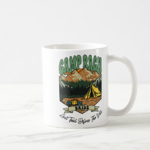 Bride Retro Camp Bach Party Camping Bachelorette 2 Coffee Mug