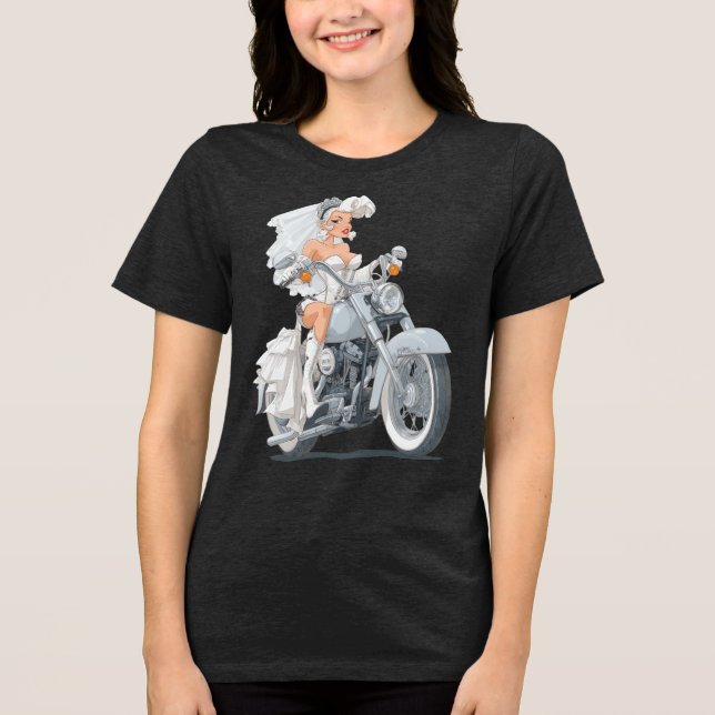 Bride Rider Tri-Blend Shirt (Front)