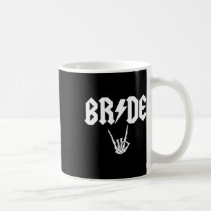 Bride Rock N Roll Gothic Halloween Chelorette Part Coffee Mug