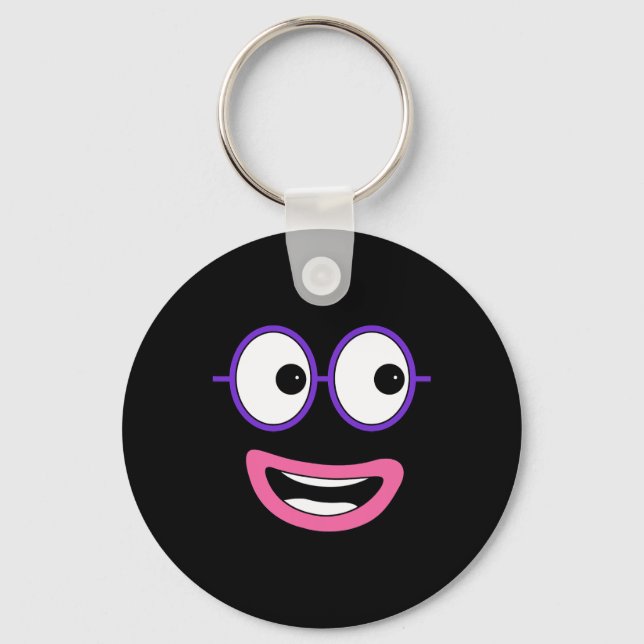 Bride Rock N Roll Gothic Halloween Chelorette Part Key Ring (Front)
