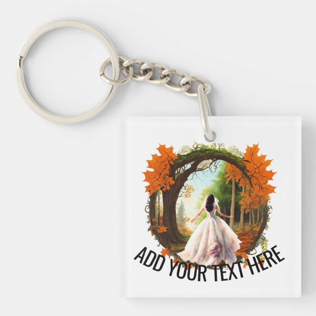 Bride Running Key Ring (Front)