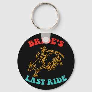 Bride´s Last Ride - Bachelorette Party Cowgirl Cou Key Ring