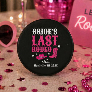 Bride’s Last Rodeo Western Bachelorette Party 3 Cm Round Badge