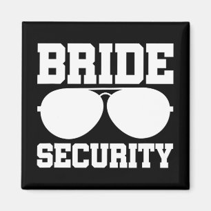 Bride Security Ring Bearer Wedding Party Kids Boys Magnet