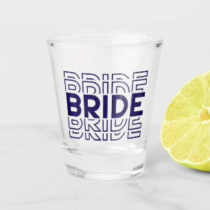 Bride shot glass