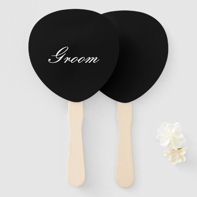 BRIDE SIGN,BRIDAL SHOWER HAND FAN (Front and Back)