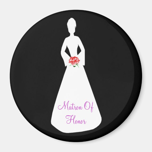 Bride Silhouette I Magnet (Front)