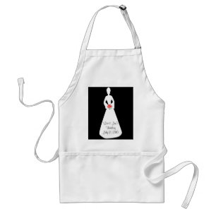 Bride Silhouette I Standard Apron