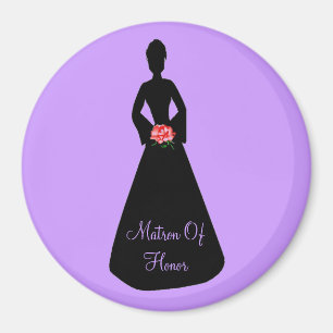 Bride Silhouette Magnet