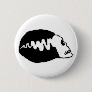 Bride Skull 6 Cm Round Badge