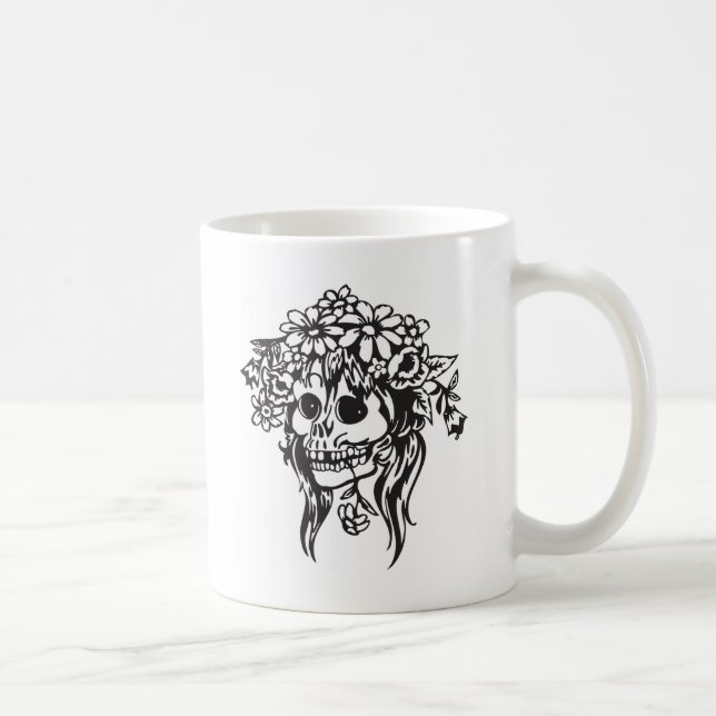Bride Skull Coffee Mug (Right)