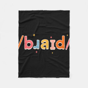 Bride Slp Bridal Speech Language Pathologist Bache Fleece Blanket