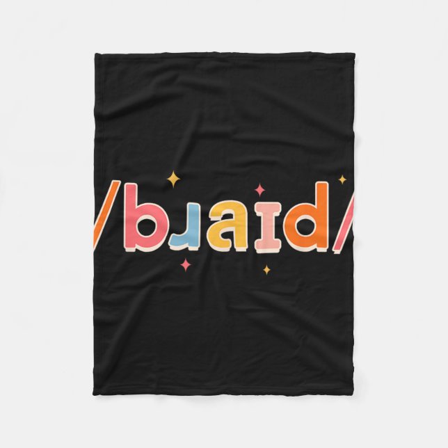 Bride Slp Bridal Speech Language Pathologist Bache Fleece Blanket (Front)