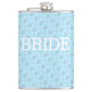 Bride "Something Blue" Flask