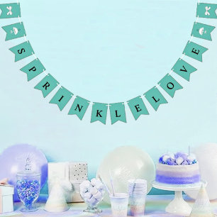 BRIDE Sprinkle Love Bridal Shower Party Bunting