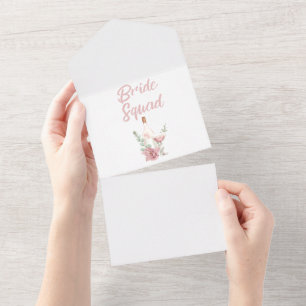 Bride Squad All In One Invitation