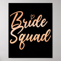 Bride Squad Bachelorette Party Bridesmaid Bridal S
