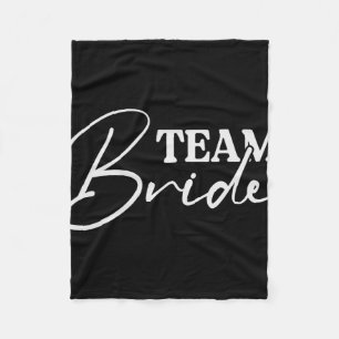 Bride Squad Bachelorette Party Bridesmaid Crew Bri Fleece Blanket