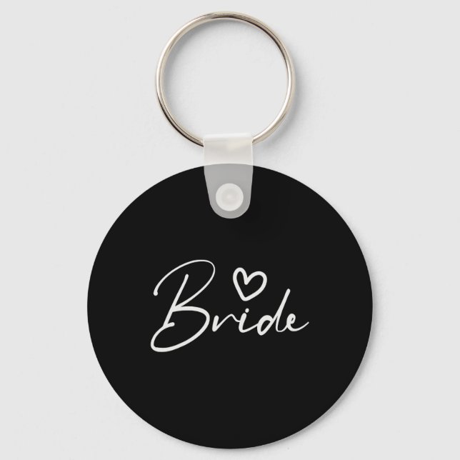 Bride Squad Bachelorette Party Bridesmaid Crew Bri Key Ring (Front)