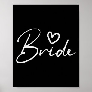 Bride Squad Bachelorette Party Bridesmaid Crew Bri Poster