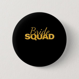 Bride Squad Bachelorette Party Bridesmaid Wedding 6 Cm Round Badge
