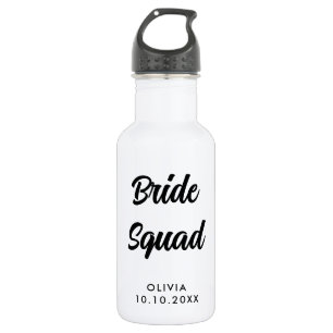 Bride Squad Bridal Shower Bachelorette Party Name 532 Ml Water Bottle