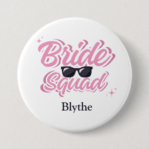Bride Squad Custom Button