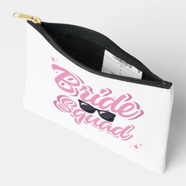 Bride Squad Custom Small Pouch (Open)