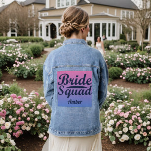 Bride Squad Customisable Denim Jacket