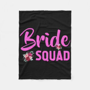 Bride Squad Design - Team Bride  Fleece Blanket