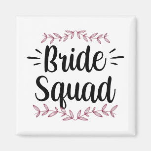 Bride Squad Party Wedding Bachelorette Cute 1  Magnet
