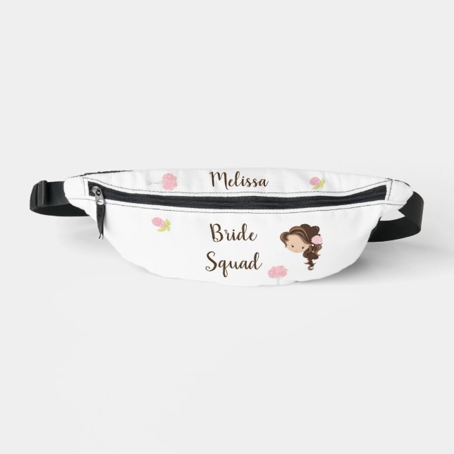 Bride Squad Personalised Bum Bags (Front)